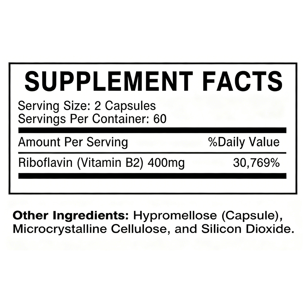 Vitamin B2 Riboflavin - Image 2